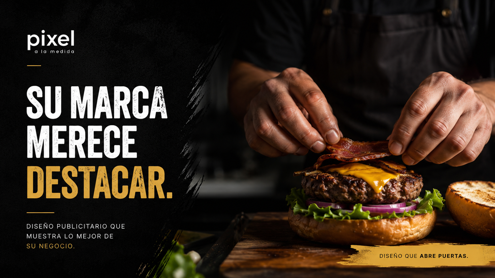 Publicidad Hamburguesa Horizontal